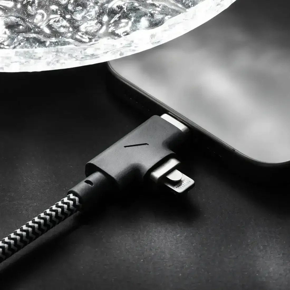 Native Union - Belt Cable Duo Pro 2.4M 240W (USB-C to USB-C & Lightning) - Kabel USB-C do USB-C i Lightning - Image 7