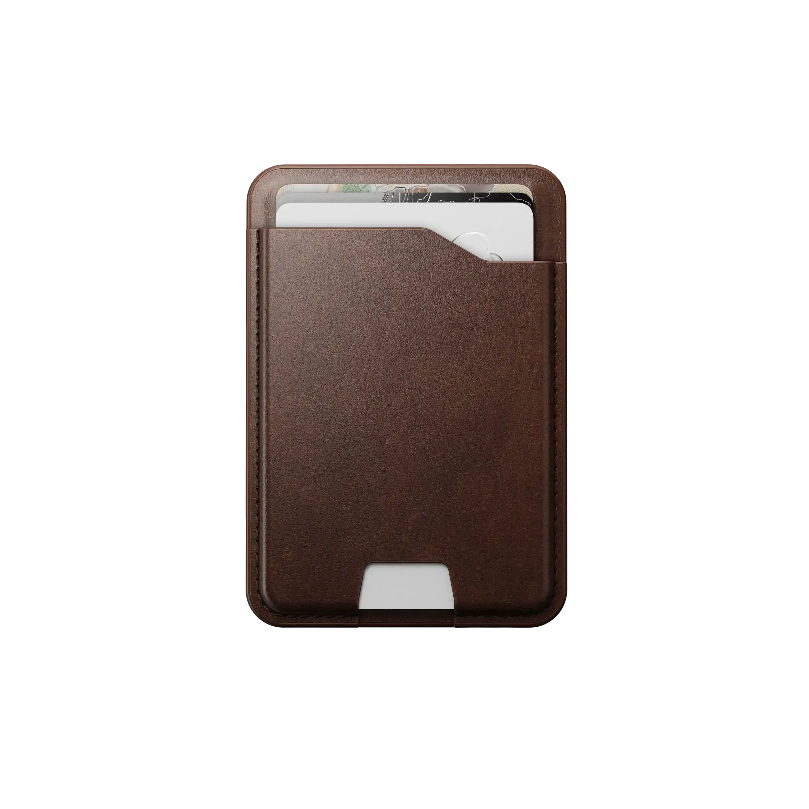 Nomad – Leather Mag Wallet Find My Tracking - Skórzany Portfel na Karty z MagSafe - Image 10