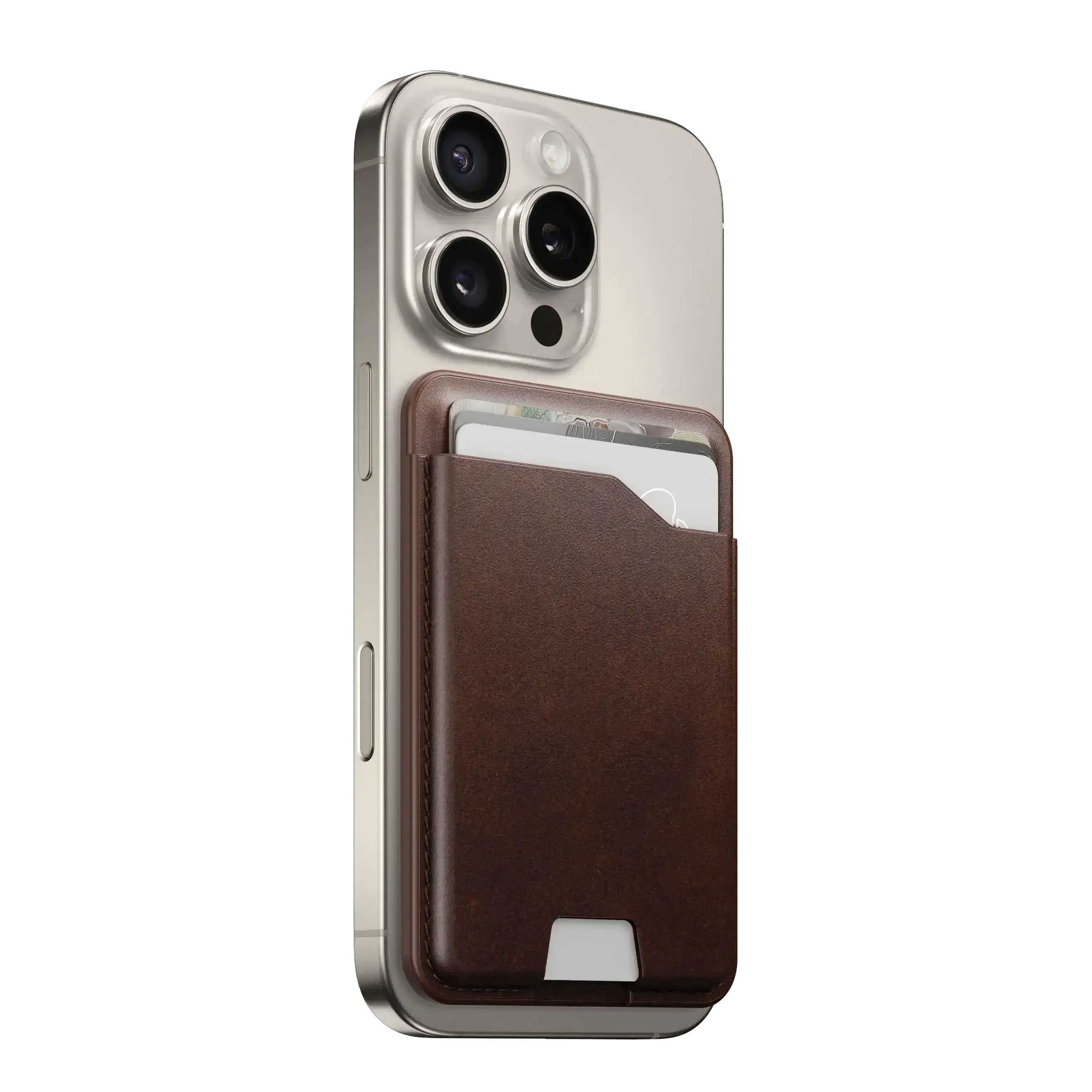 Nomad – Leather Mag Wallet Find My Tracking - Skórzany Portfel na Karty z MagSafe - Image 13
