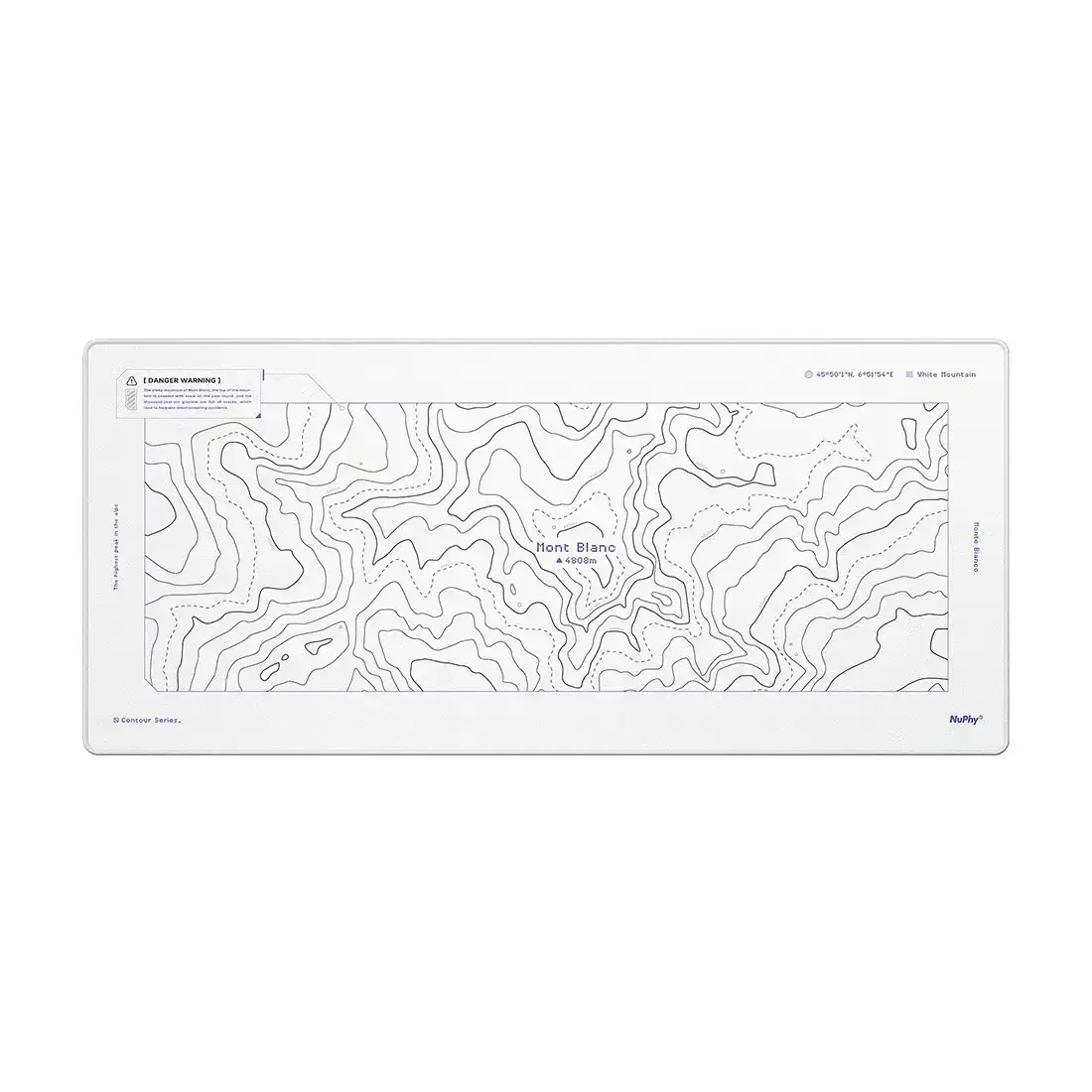 Nuphy - Mont Blanc Deskmat - Mata na Biurko Mont Blanc