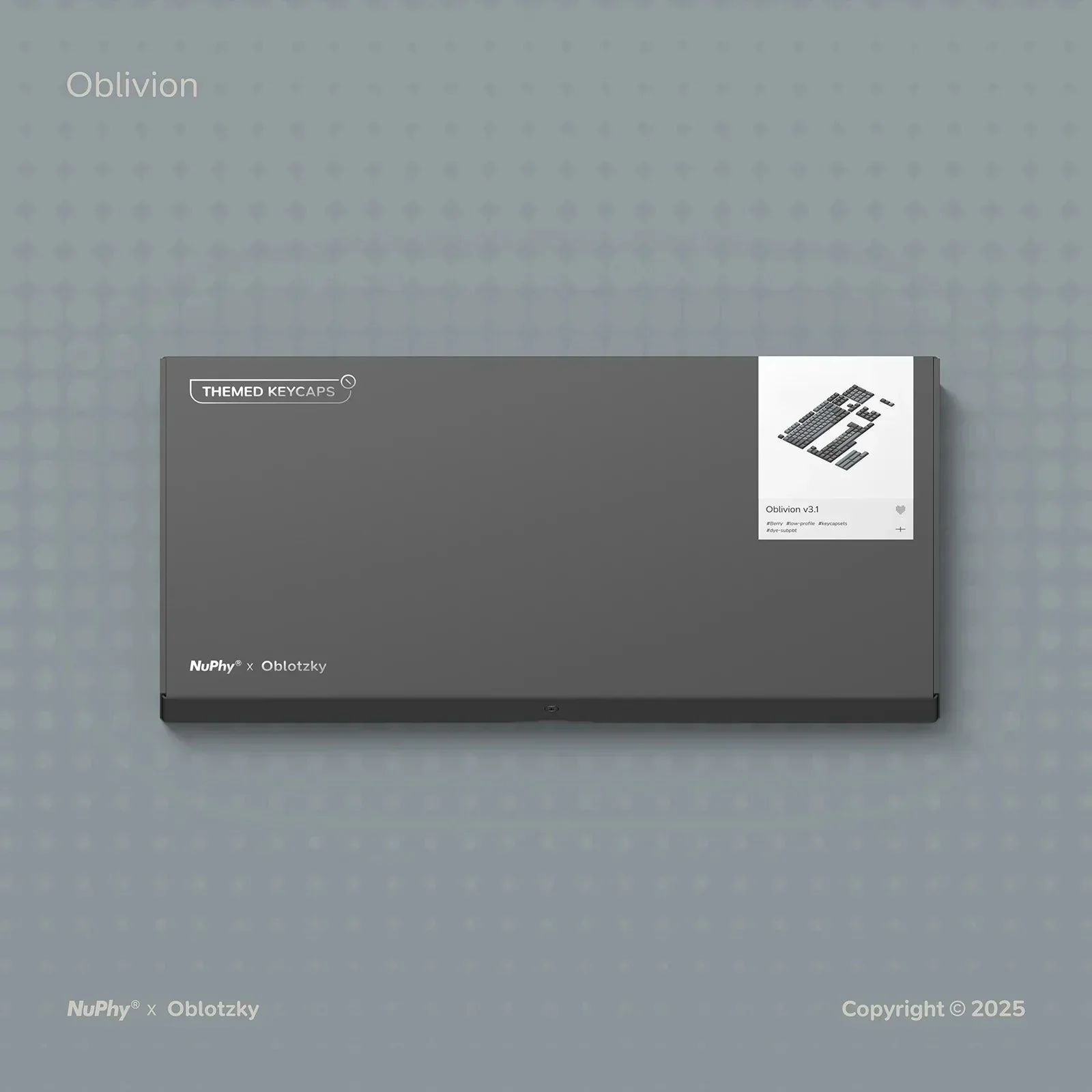 NuPhy - Oblivion Berry Profile Dye-sub PBT Keycaps - Keycapy niskoprofilowe PBT Oblivion - Image 4