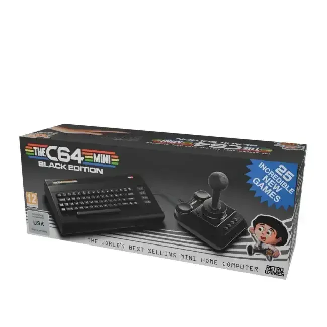 Retro Games - THEC64 Mini Black Edition Console - Retro Konsola z Joystickiem - Image 8