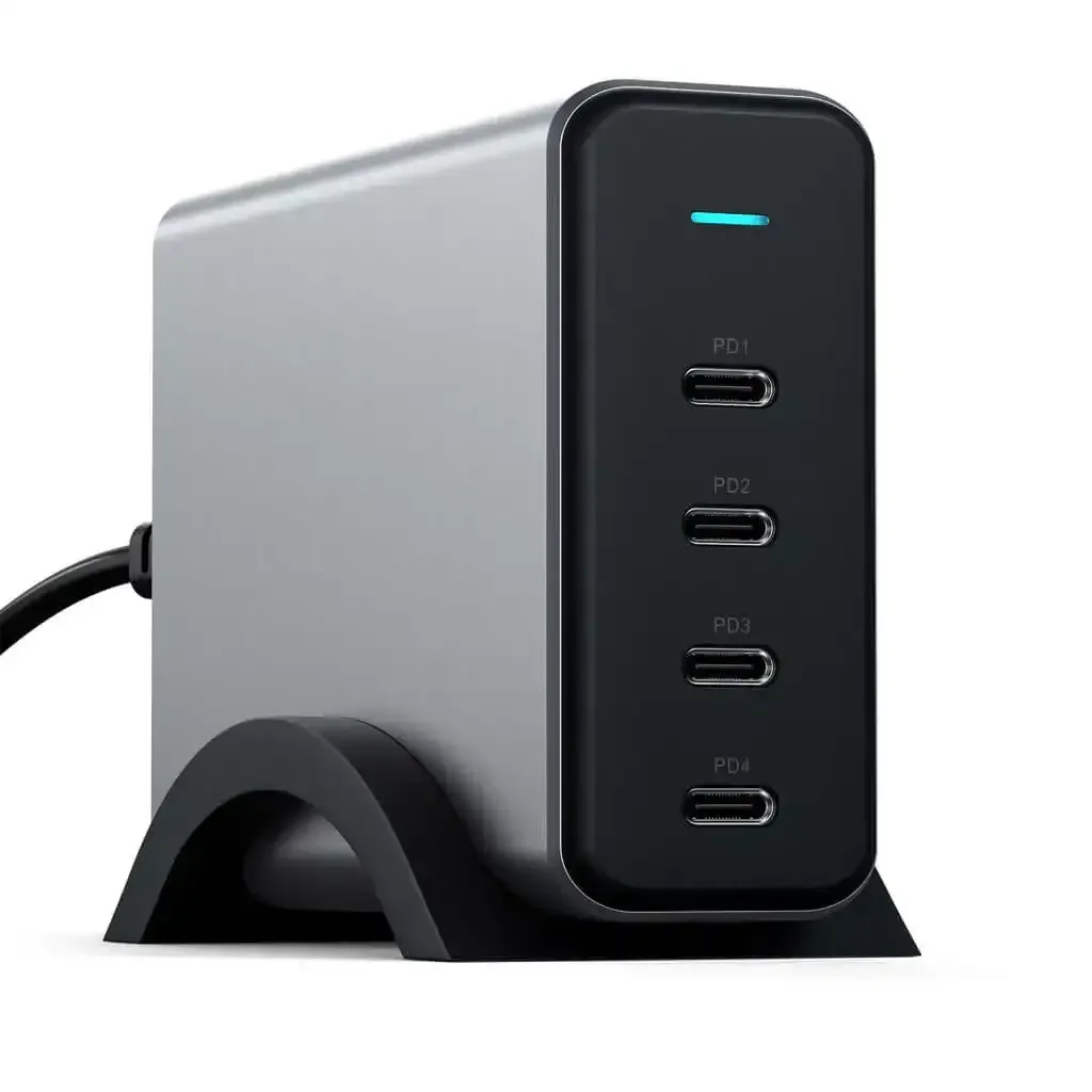 Satechi - 165W USB-C 4-Port PD Gan Charger - Poczwórna Ładowarka Sieciowa USB-C