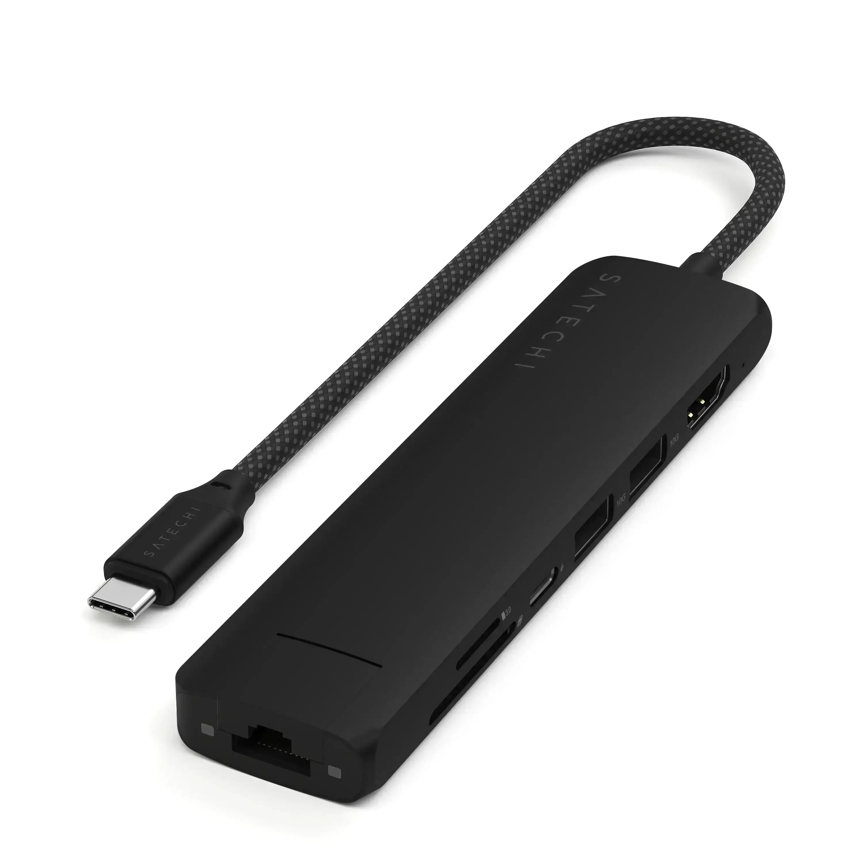 Satechi - 7-in-1 USB-C Slim Multiport Adapter with Ethernet - Wieloportowy Adapter USB-C - Image 9