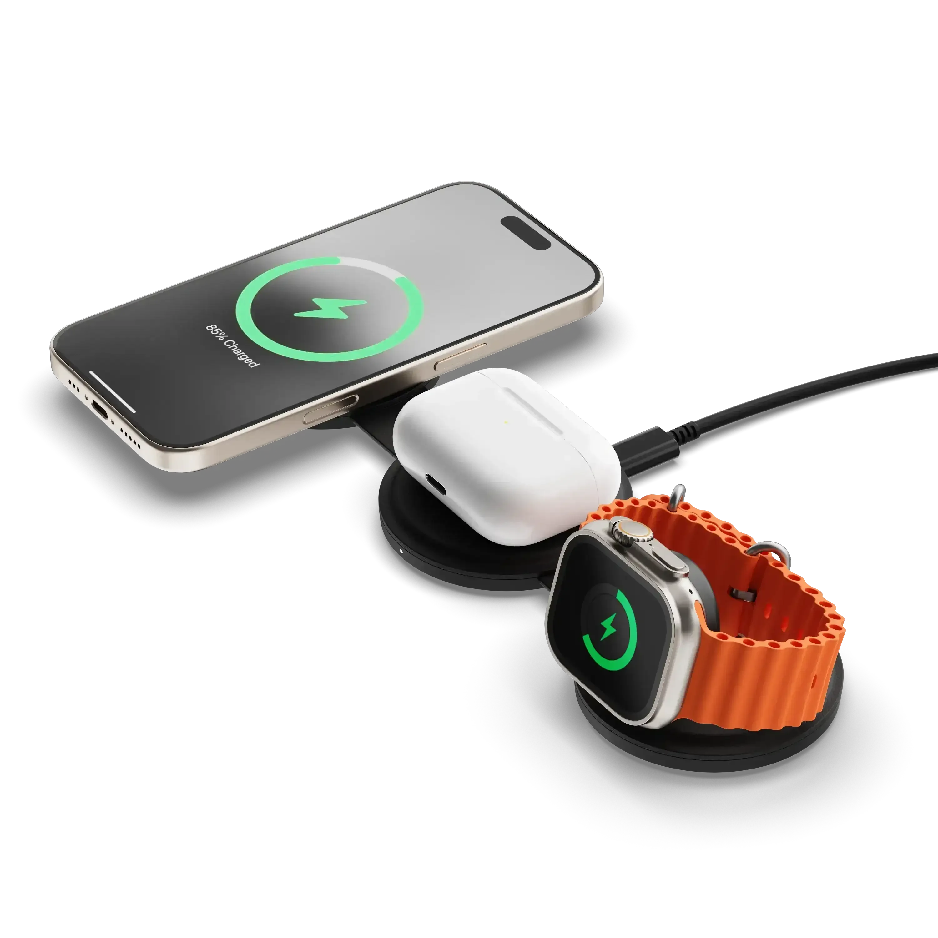 Satechi - OntheGo™ 3-in-1 Charger - Ładowarka 3w1 - Image 8