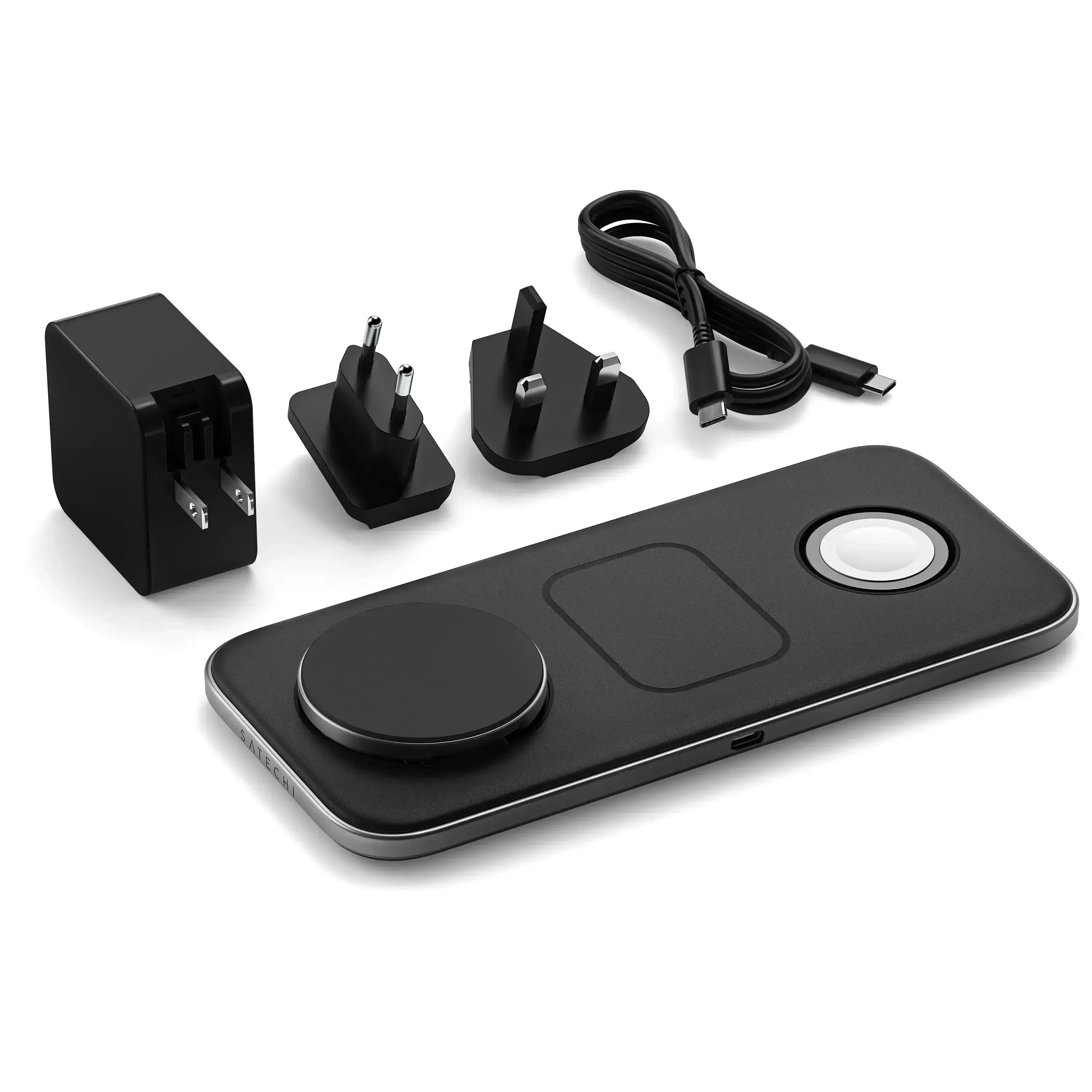 Satechi - Qi2 Trio Wireless Charging Pad - Bezprzewodowa Ładowarka Indukcyjna - Image 4