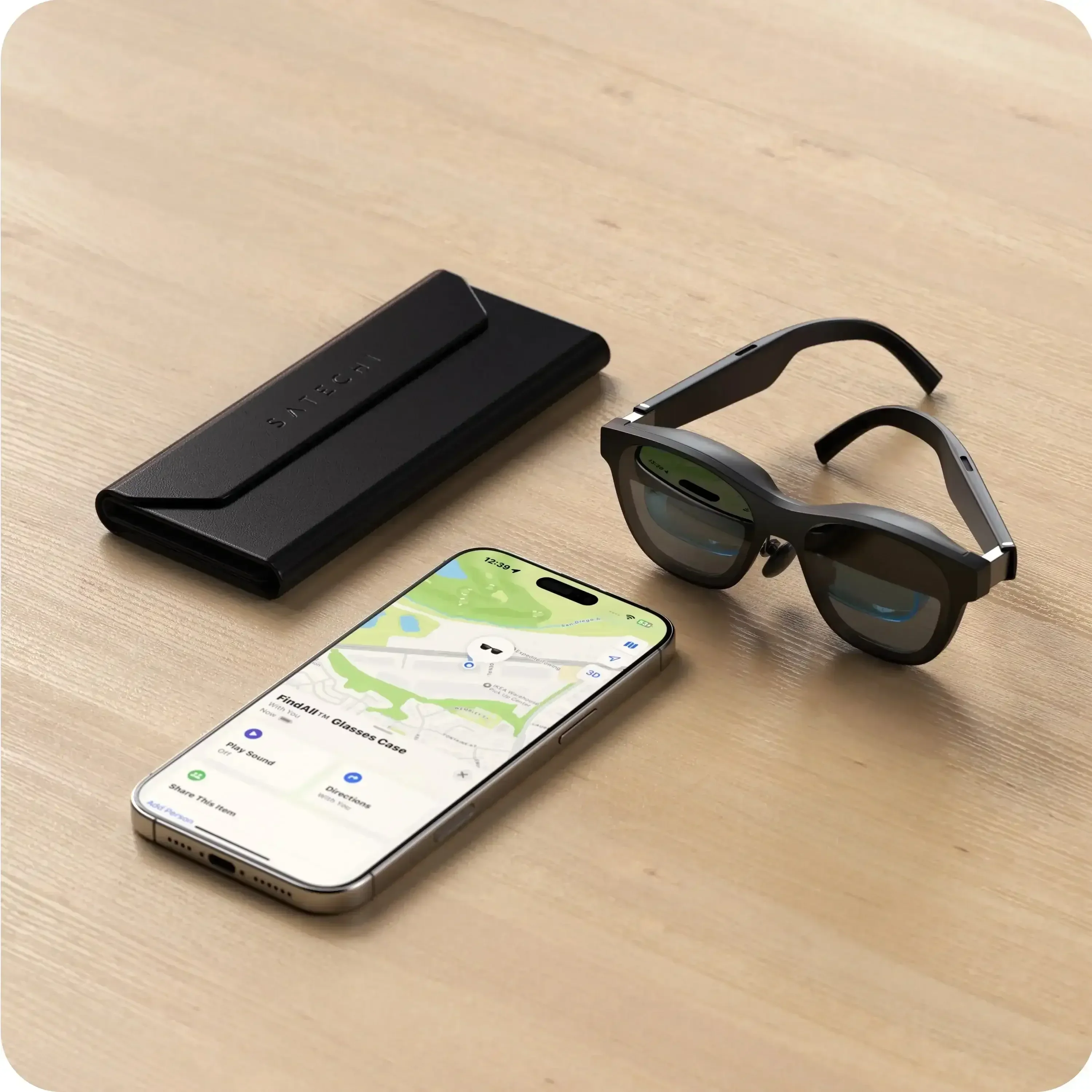 Satechi - Vegan-Leather FindAll™ Glasses Case - Etui na Okulary z Apple FindMy - Image 7