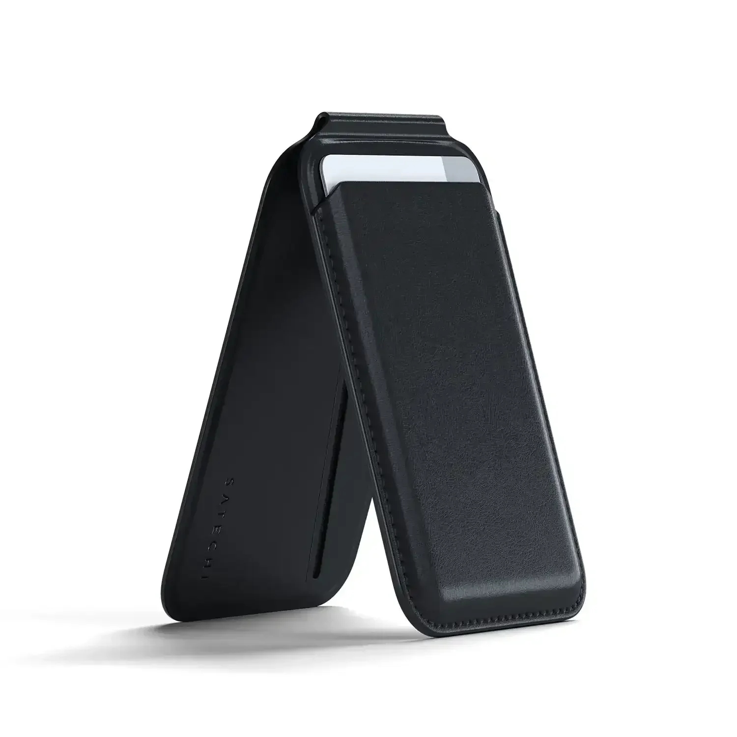 Satechi - Vegan-Leather Magnetic Wallet Stand - Portfel Uchwyt do iPhone - Image 3