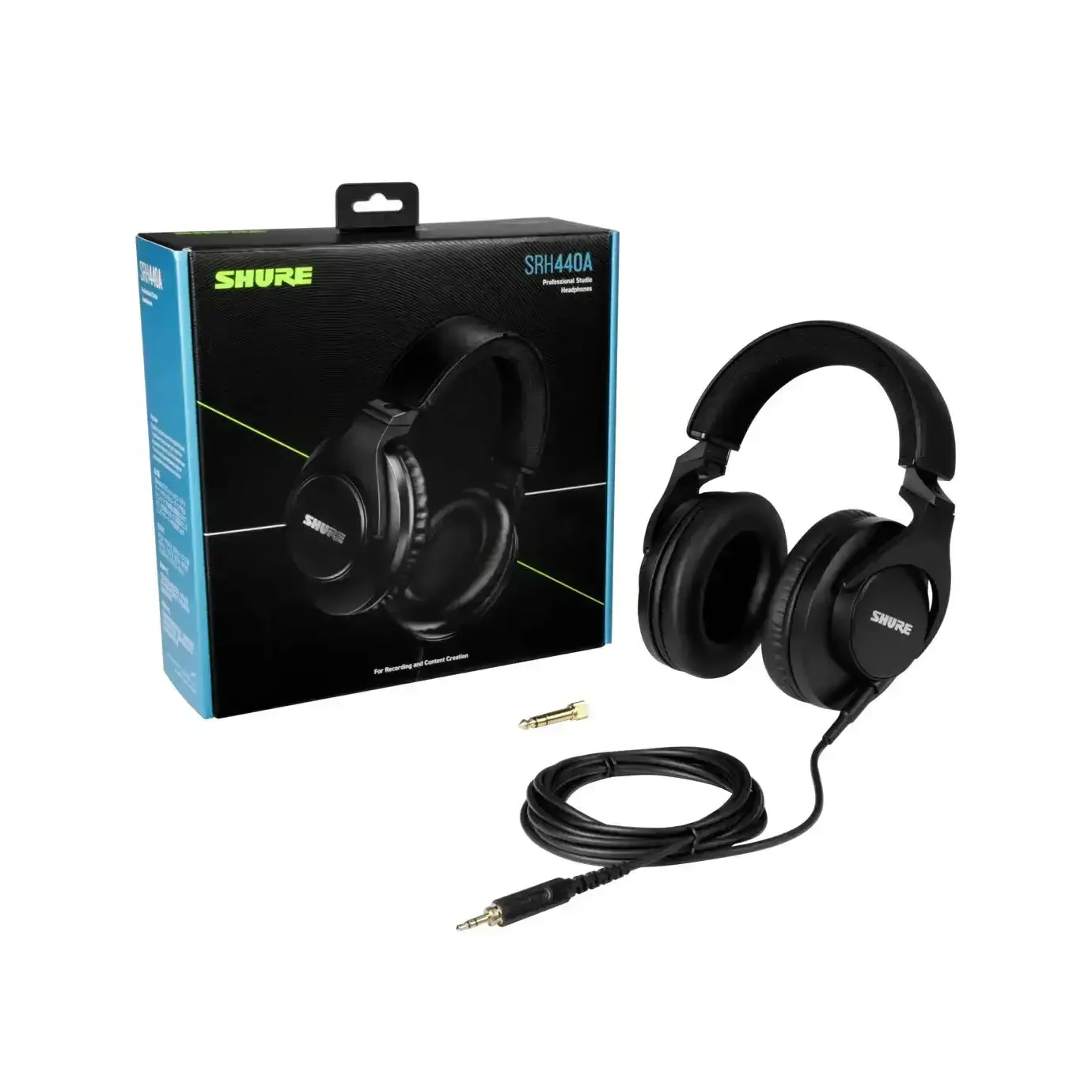Shure - SRH440A Professional Studio Headphones - Profesjonalne Słuchawki Studyjne - Image 5