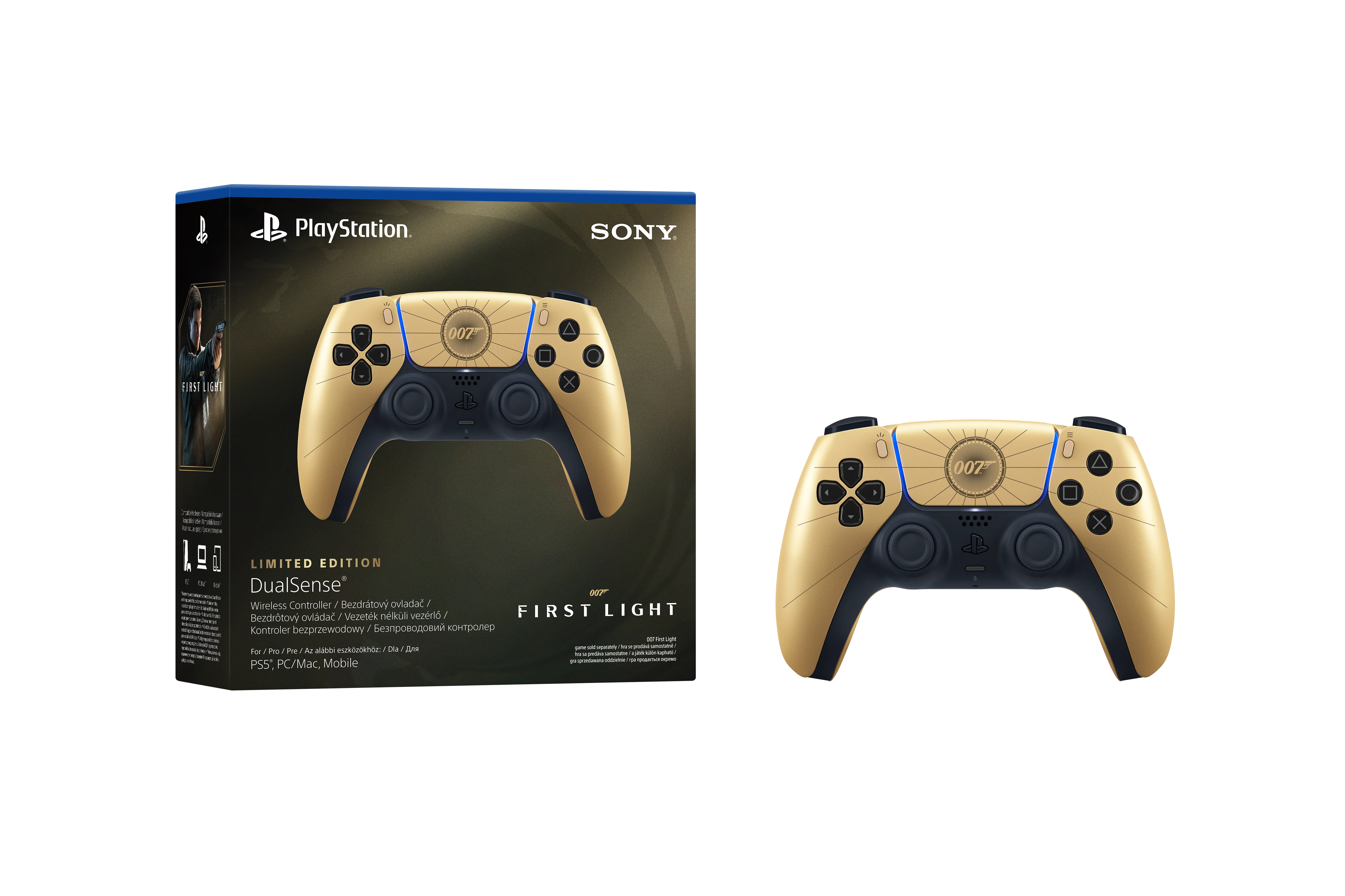 Sony - Kontroler Bezprzewodowy DualSense PlayStation 5 (Edycja Limitowana) - 007 First Light - Image 6