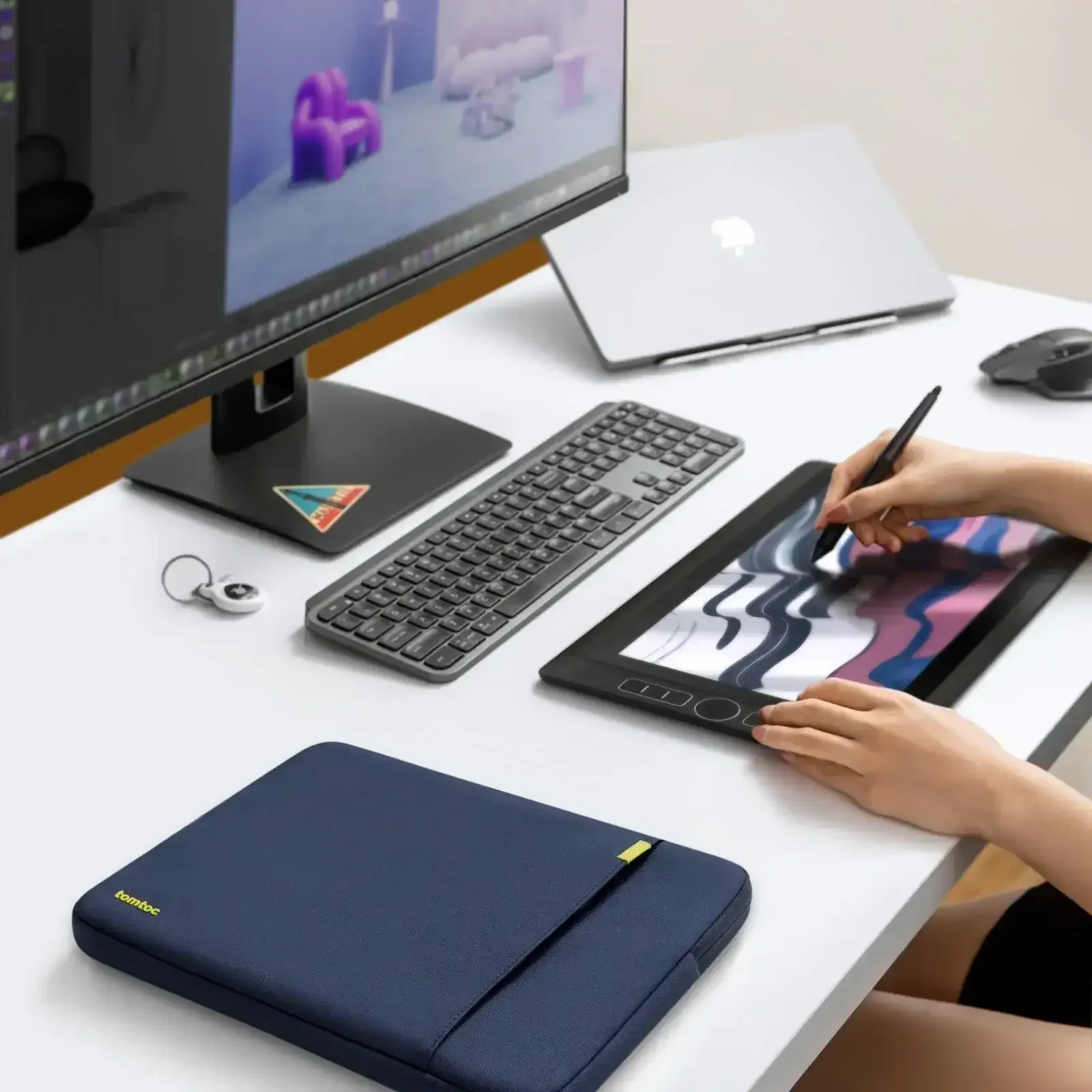 Tomtoc - Defender-A13 Laptop Sleeve for 13 inch MacBook Air/Pro - Pokrowiec na Macbooka - Image 19