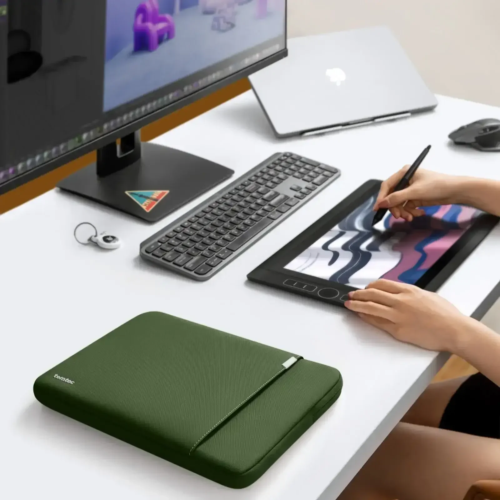 Tomtoc - Defender-A13 Laptop Sleeve for 16 inch MacBook Pro - Pokrowiec na Macbooka - Image 15