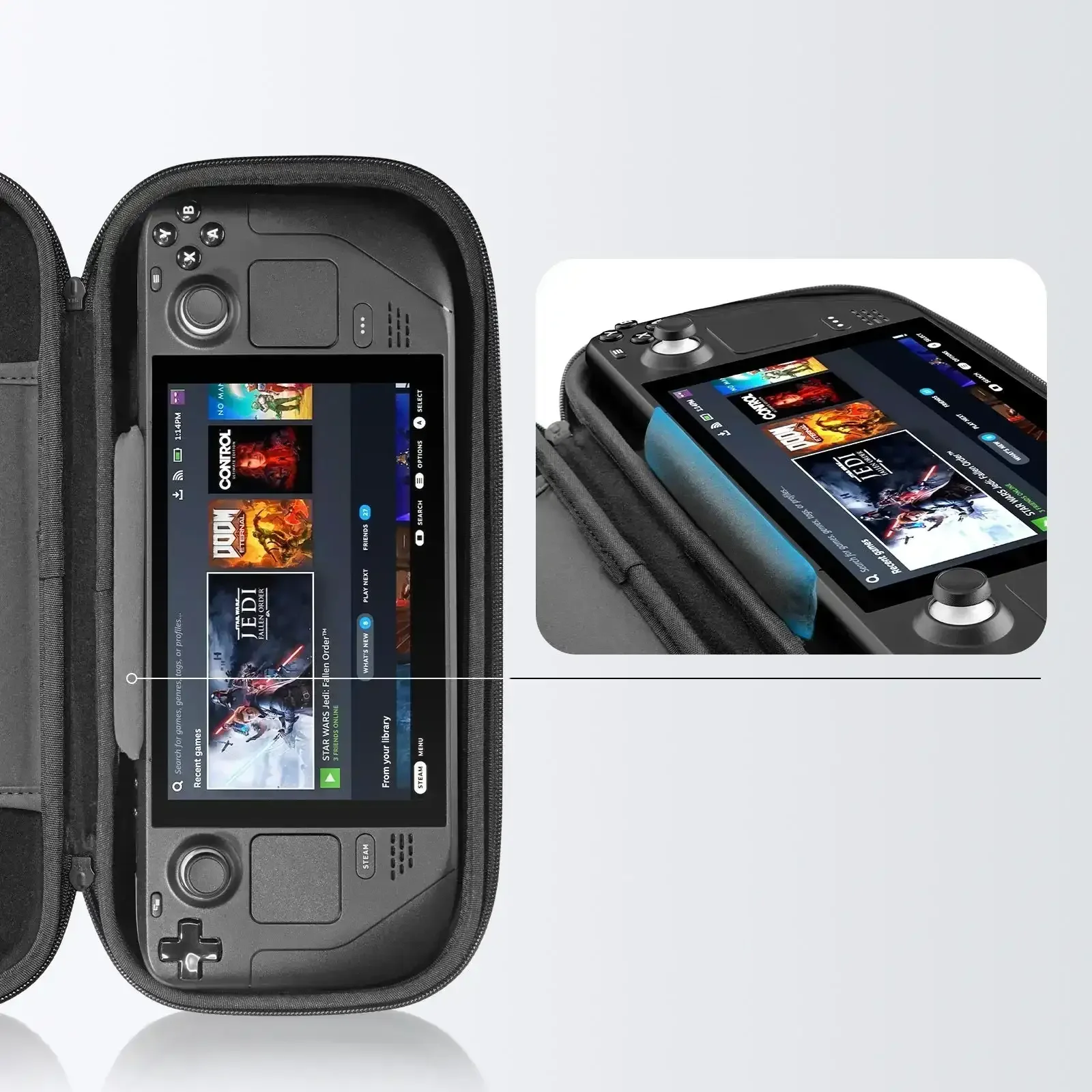 Tomtoc - FancyCase-G38 Steam Deck Hard Shell Case - Pokrowiec na Konsolę Steam Deck - Image 7