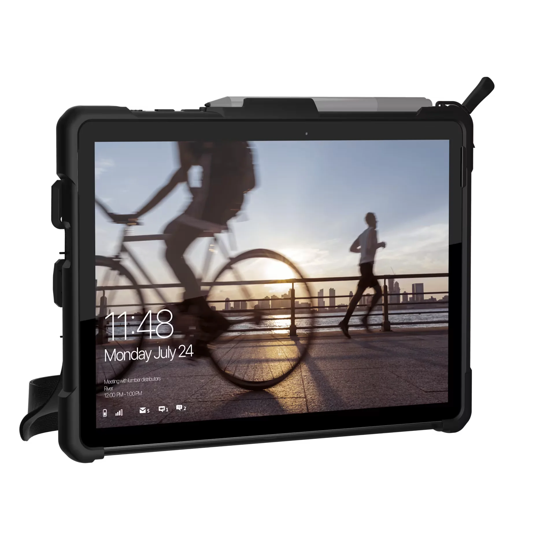 UAG - Plasma Series Surface Go 4 with Hand Strap & Shoulder Strap Case - Etui z Paskiem na Rękę i Ramię - Image 4