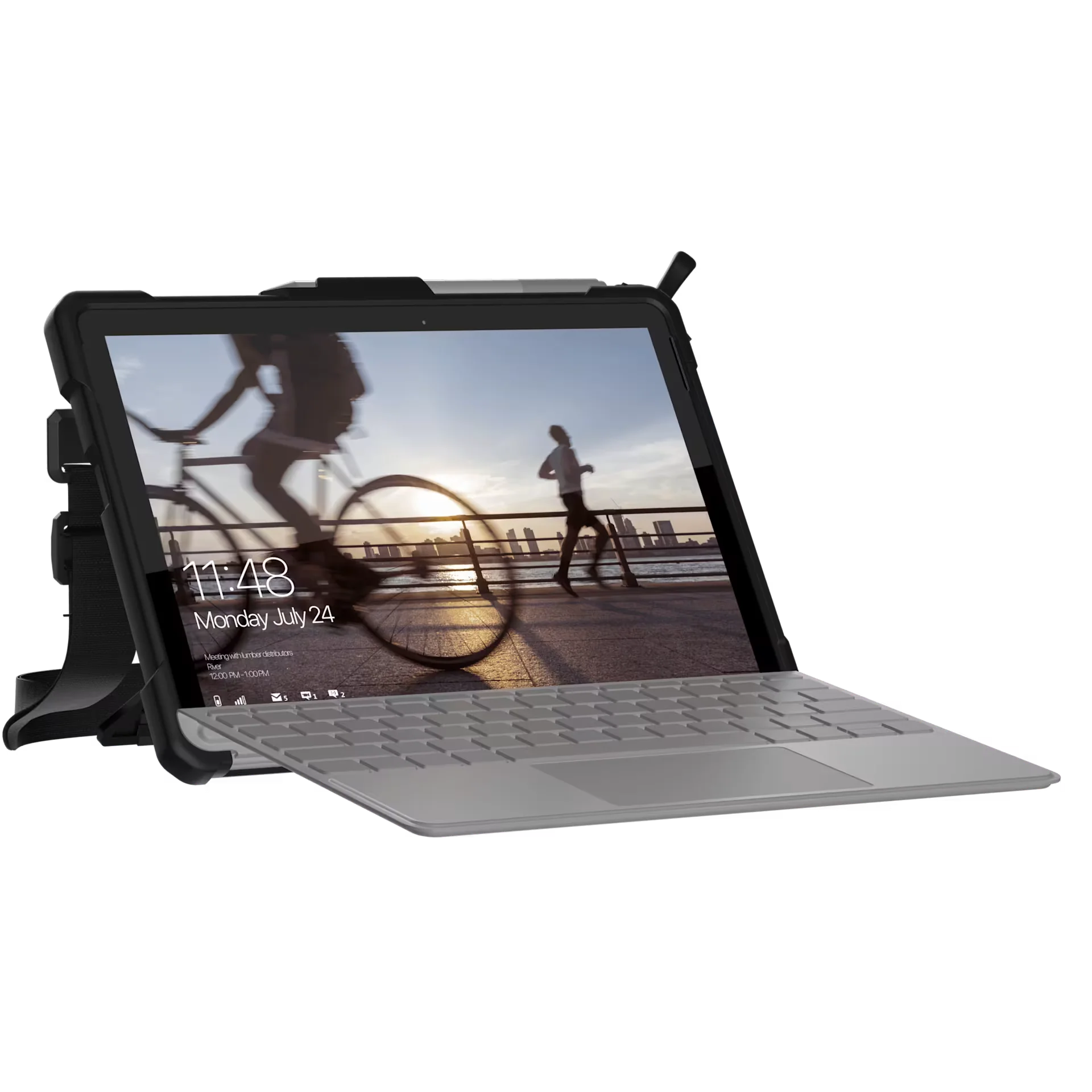 UAG - Plasma Series Surface Go 4 with Hand Strap & Shoulder Strap Case - Etui z Paskiem na Rękę i Ramię - Image 5